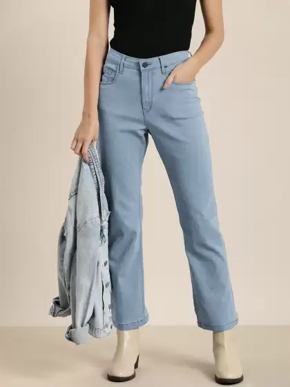Women Straight Fit High-Rise Jeans - image 3