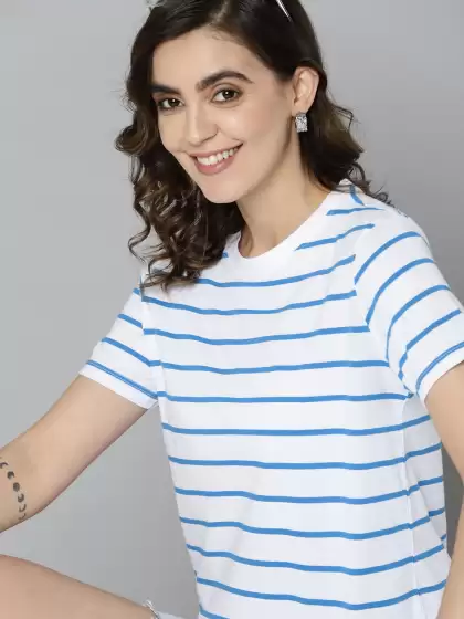 Striped Cotton T-shirt - image 3