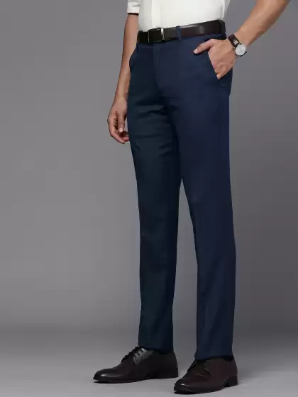 Men Slim Fit Formal Trousers - image 3