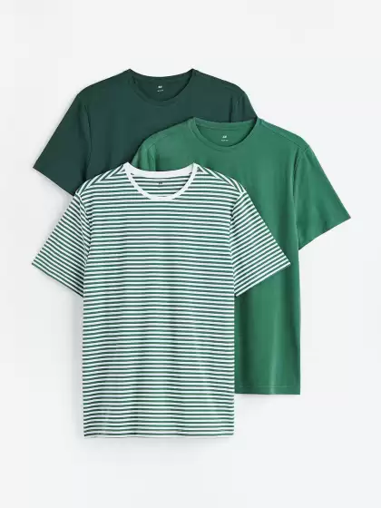 Men 3-Pack Slim Fit T-Shirts - image 3