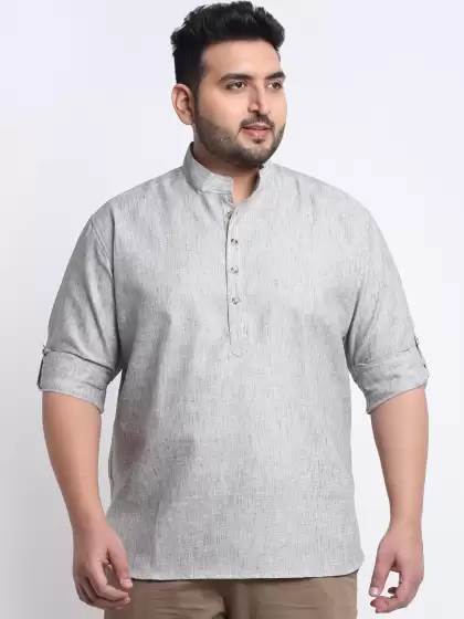 Men Plus size Cotton Kurta - image 3