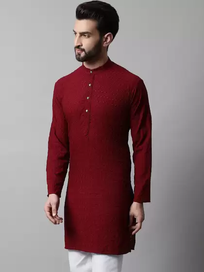 Men Pure Cotton Kurta - image 3