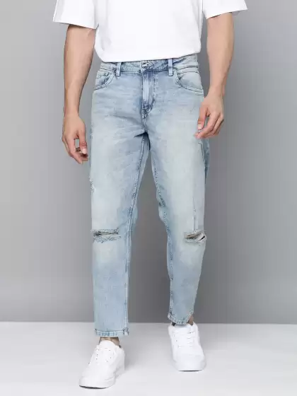 Slash Knee Light Fade Jeans - image 3