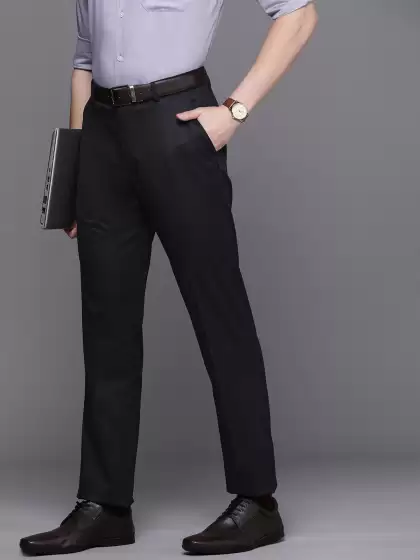 Men Slim Fit Formal Trousers - image 3