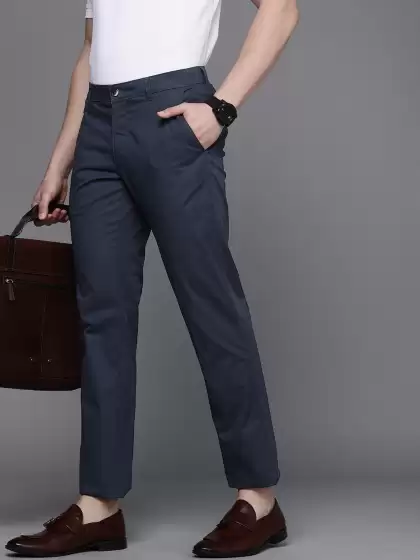 Men Slim Fit Chinos Trousers - image 3