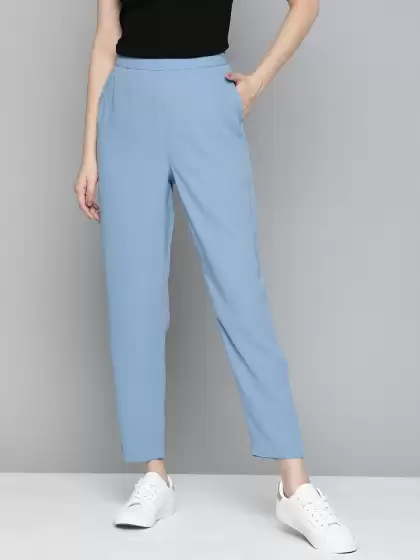 Women Solid Trousers - image 3