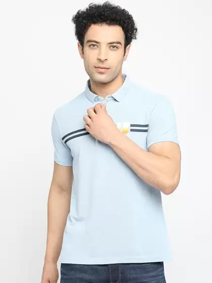 Men Striped Detailed Cotton Lounge Tshirts - image 3