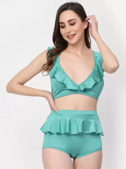 Women Padded Tankini Swimwear - image 3