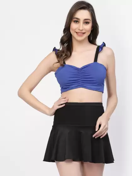 Women Padded Skirtini Swimwear - image 3