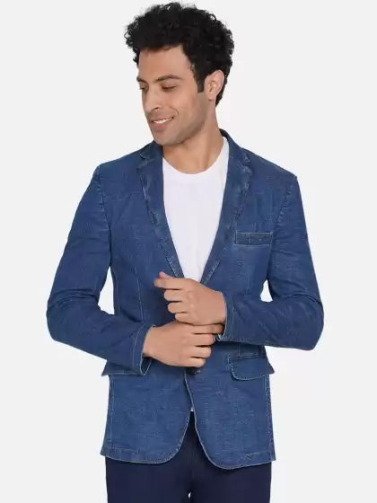 Men Single-Breasted Blazer - image 3
