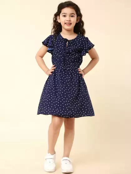 Printed Fit & Flare Dress - image 3