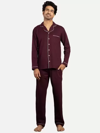 Men Pure Cotton Night suit - image 3