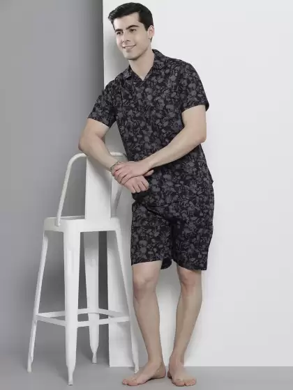 Men Printed Night suit - image 3