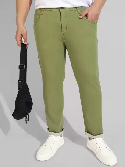 Men Plus Size Cotton  Jeans - image 3