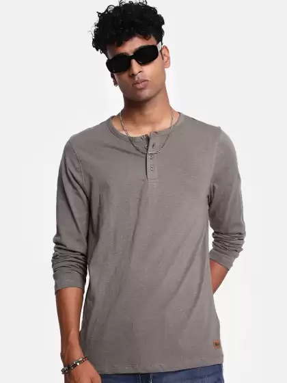 Pure Cotton Solid T-shirt - image 3