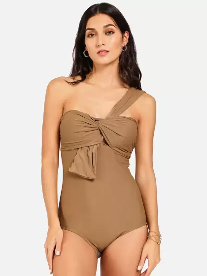 Women One Shoulder Bodysuit - image 3