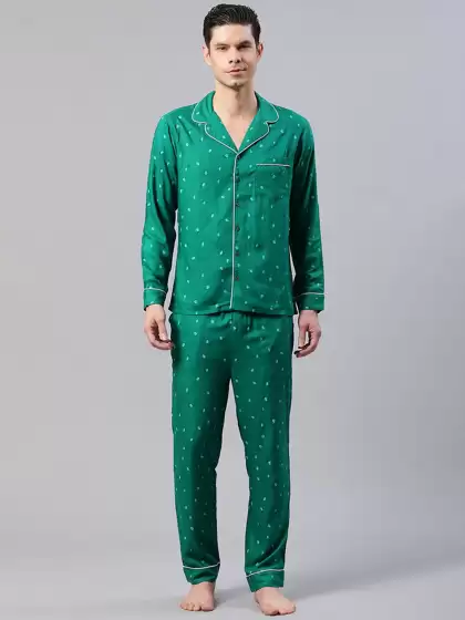 Men Printed Night Suit - image 3