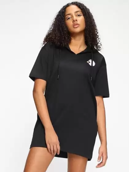 Plus Size Cotton T-shirt Dress - image 3
