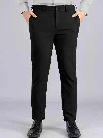 Men Slim Fit Formal Trousers - image 3