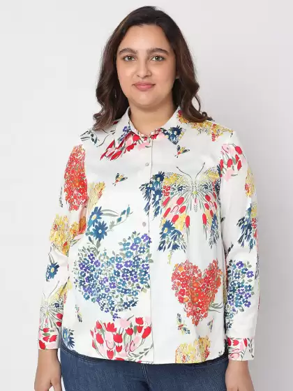 Women Floral Printed Shirt - image 3