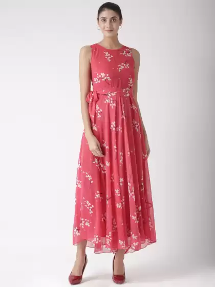 Belted Maxi Empire Dress - image 3