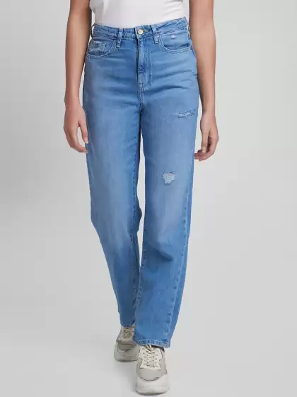 Women Straight Fit High-Rise Jeans - image 3