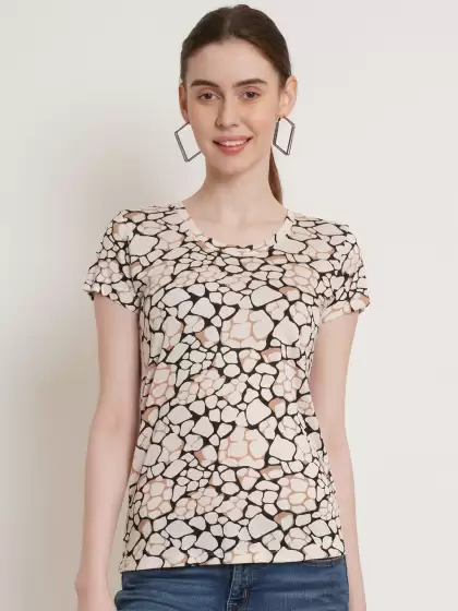 Printed Cotton T-shirt - image 3