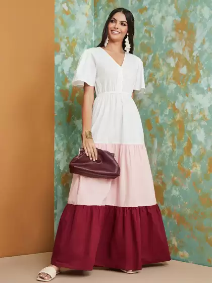 Tiered Cotton Maxi Dress - image 3