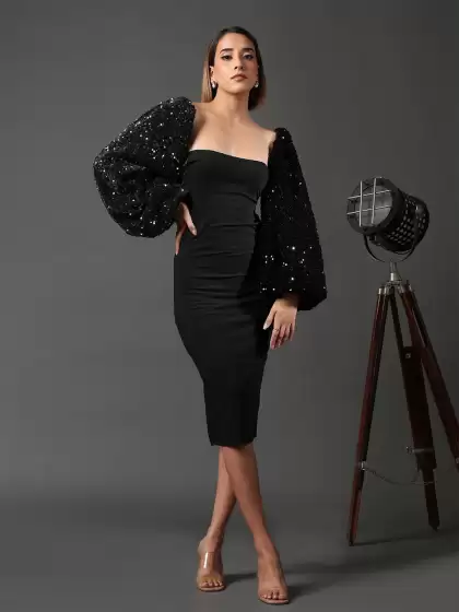 Women Full Sequined Sleeves - image 3