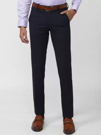 Men Slim Fit Formal Trousers - image 3