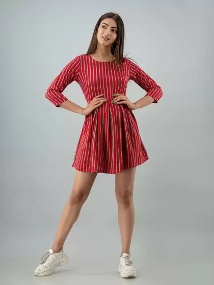 Mini A-Line Dress - image 3