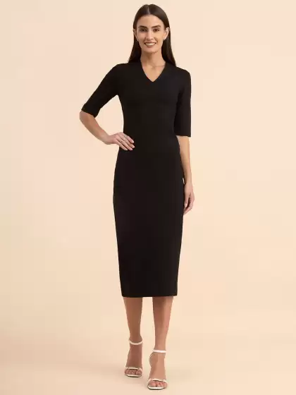 Sheath Midi Dress - image 3