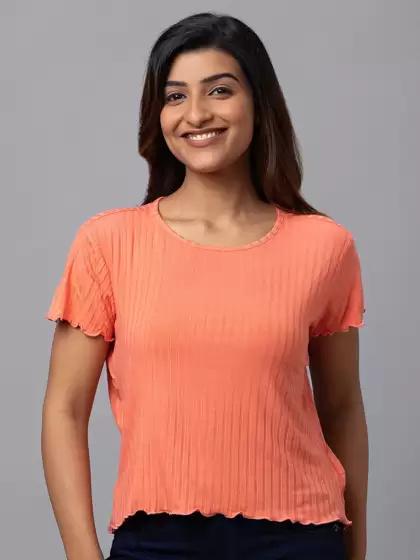 Round Neck Pure Cotton T-shirt - image 3