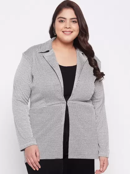 Women Plus Size Formal Blazer - image 3