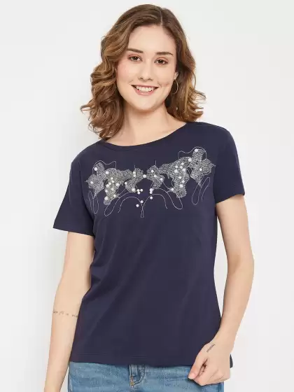 Printed Cotton T-shirt - image 3