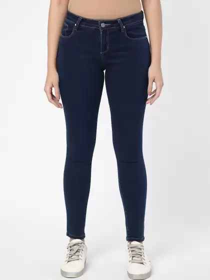 Women Skinny Fit Cotton Jeans - image 3