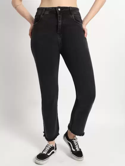 Women Boyfriend Fit High-Rise Jeans - image 3