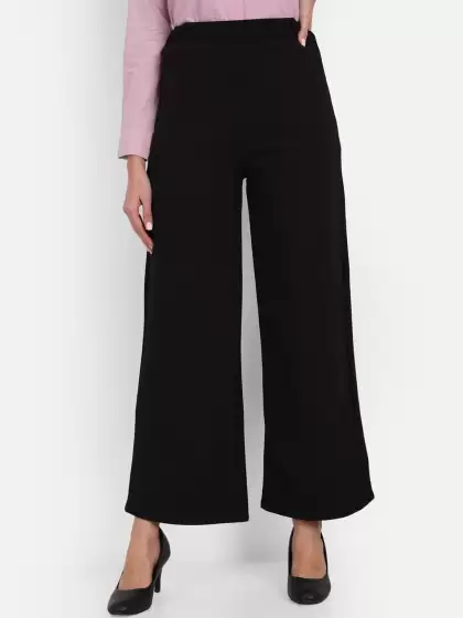 Women Loose Parallel Trousers - image 3