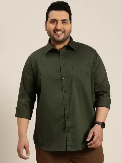 Men Plus Size Casual Shirt - image 3