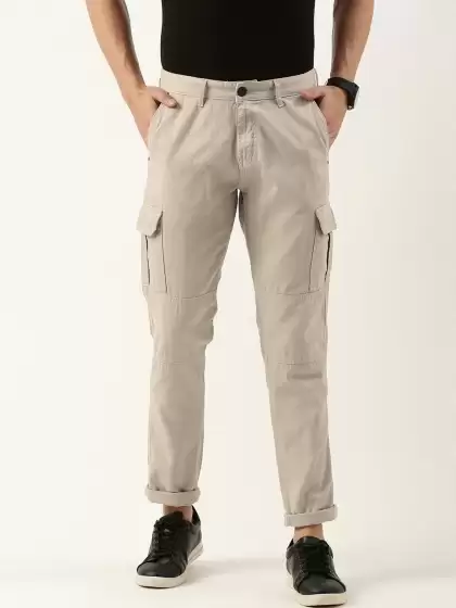 Men Slim Fit Cargos Trousers - image 3