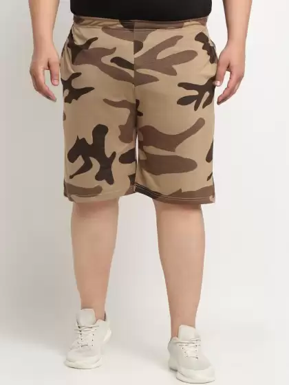 Men Camouflage Printed Shorts - image 3