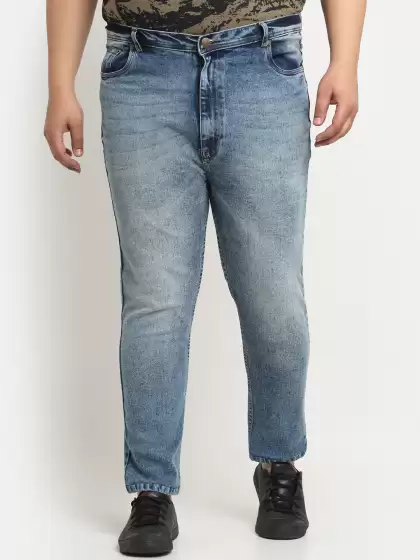 Men Plus Size Cotton Jeans - image 3