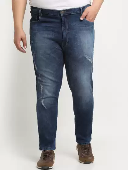 Men Plus Size Cotton Jeans - image 3