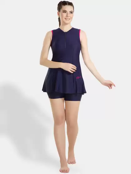 Turtle Neck Swimming Dress - image 3
