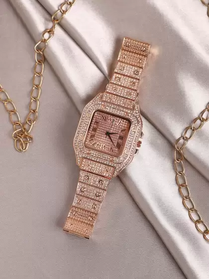 Women Embellished Watch - image 3