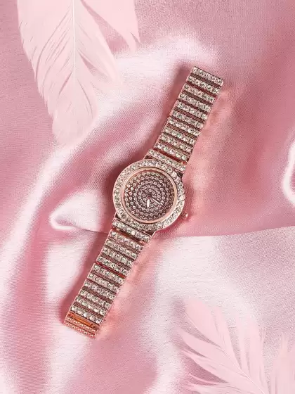 Women Embellished Watch - image 3