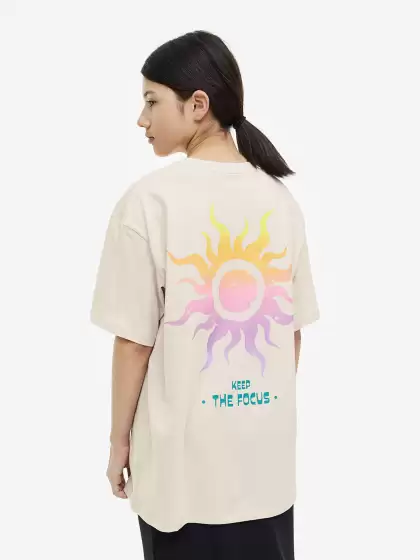 Girls Oversized Cotton T-shirt - image 3