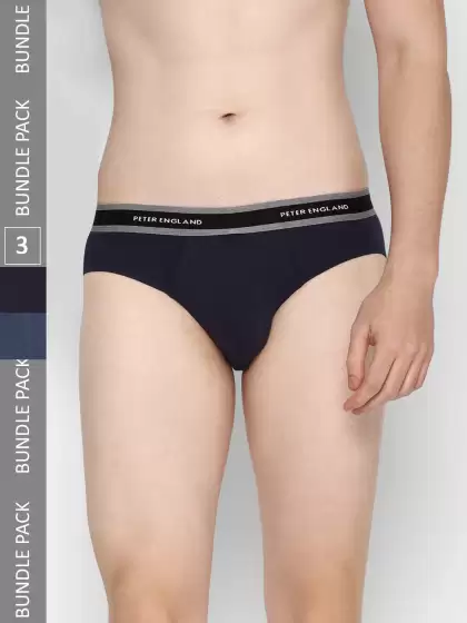 Men Pack Of 3 Men Anti-Bacterial Basic Briefs - image 3