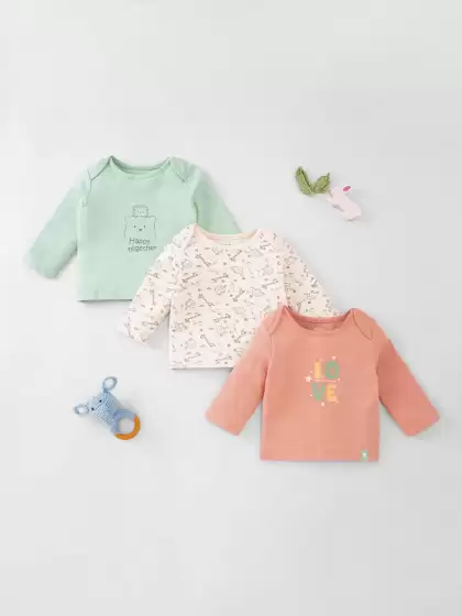 Infants Pack Of 3 T-shirts - image 3