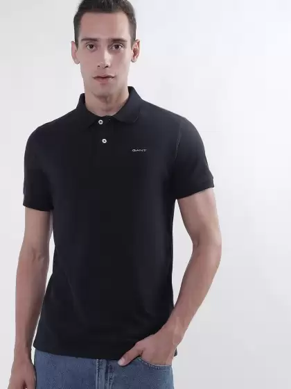 Polo Collar Cotton T-shirt - image 3